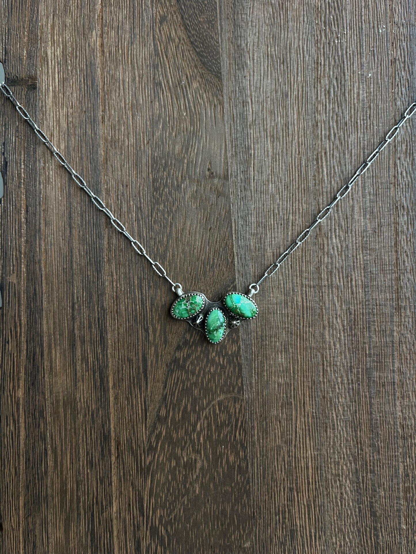Sonoran Mountain 3-Stone Necklace