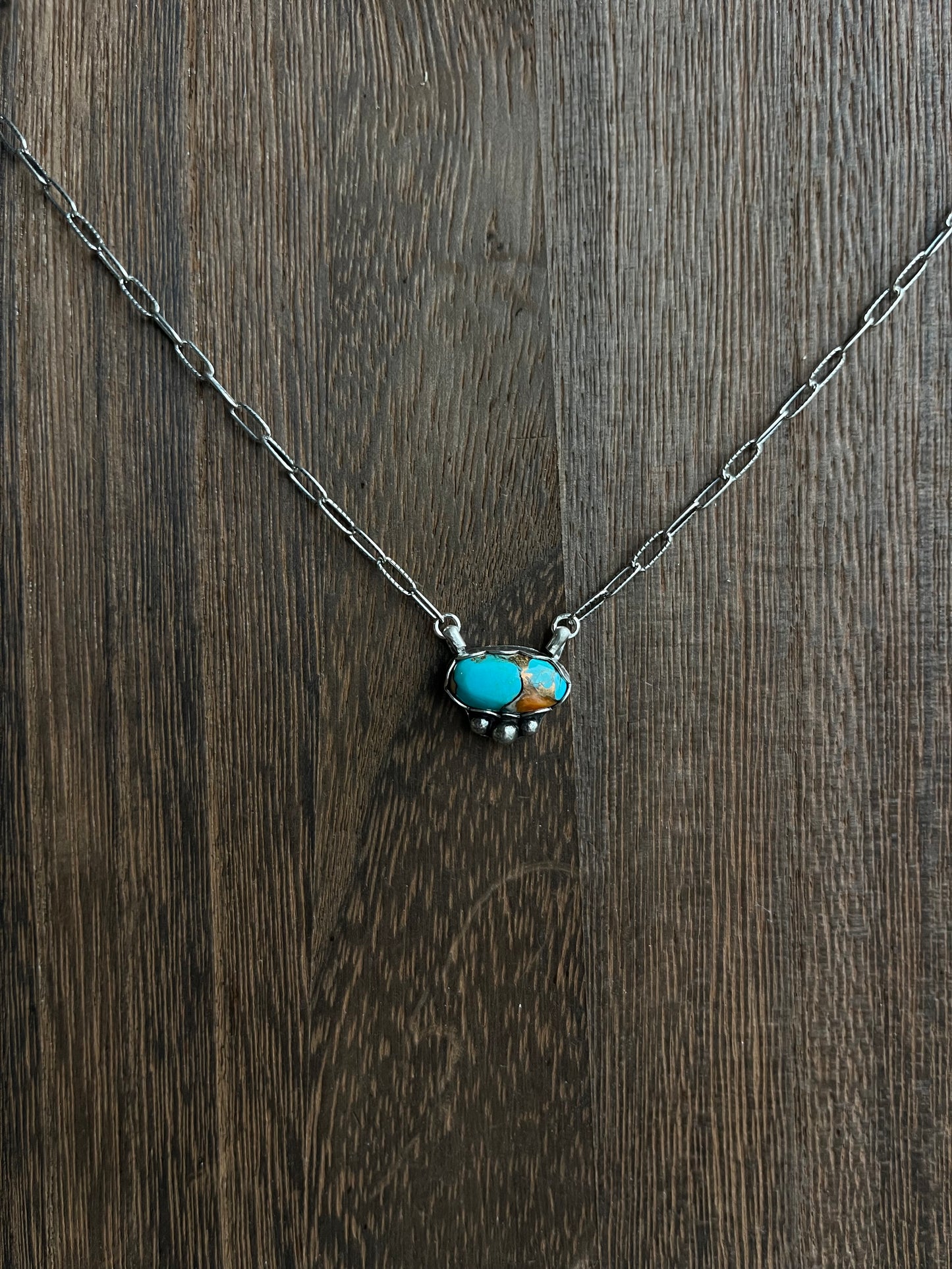 Turquoise Spiny Oyster Necklace