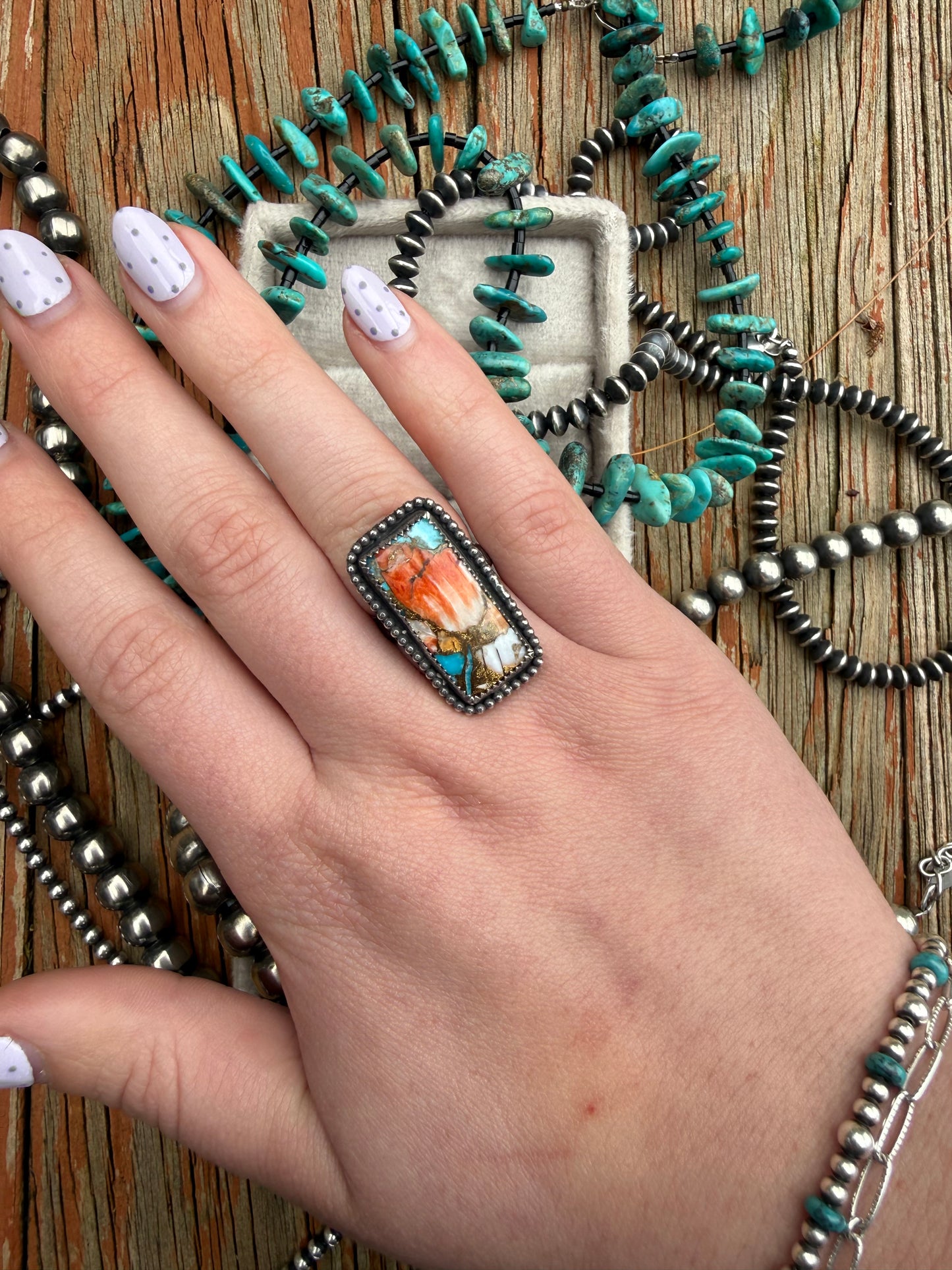 Spiny Kingman Ring