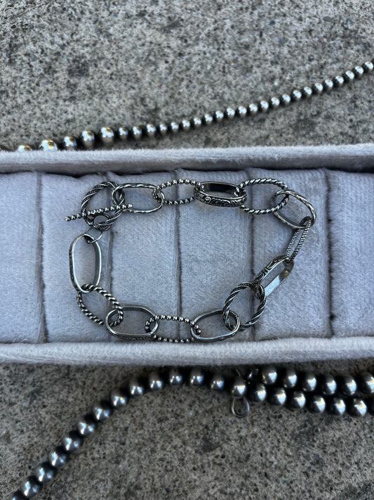 Paperclip Chain Bracelet