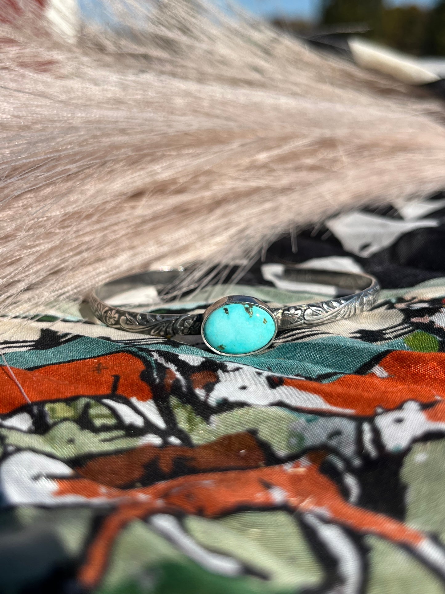 Fox Turquoise Cuff