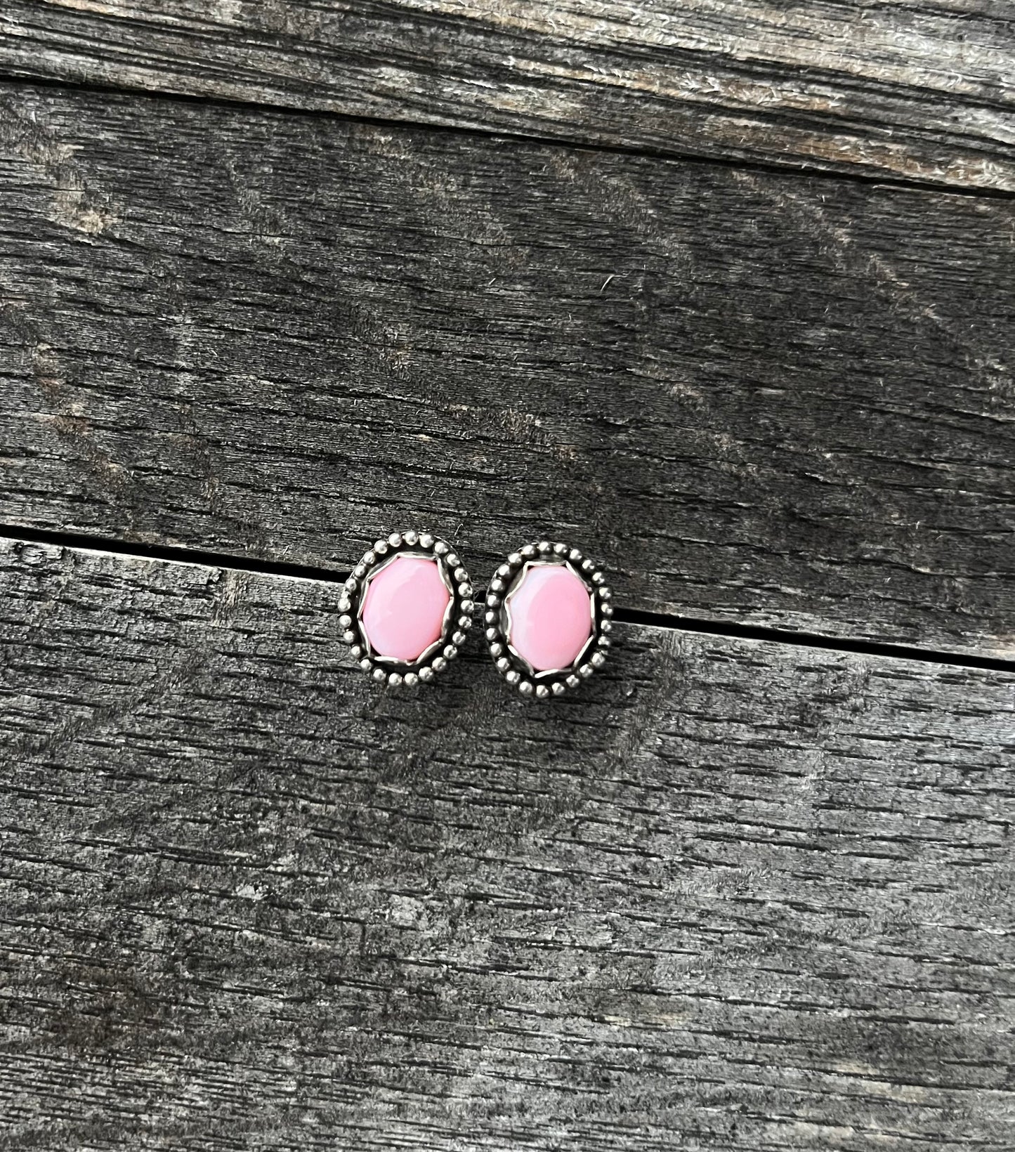 Pink Conch Studs